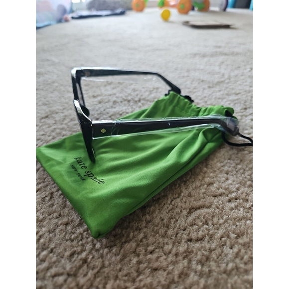 Kate Spade Samantha Sunglasses Black Frame Black Lenses - Picture 3 of 7